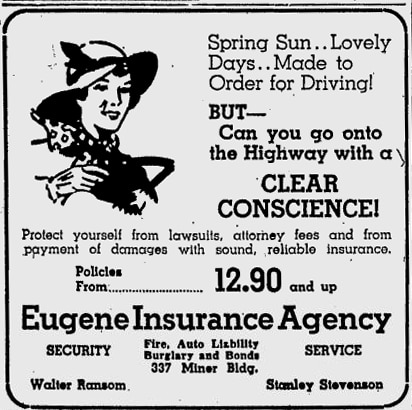 Insurance ad 1939