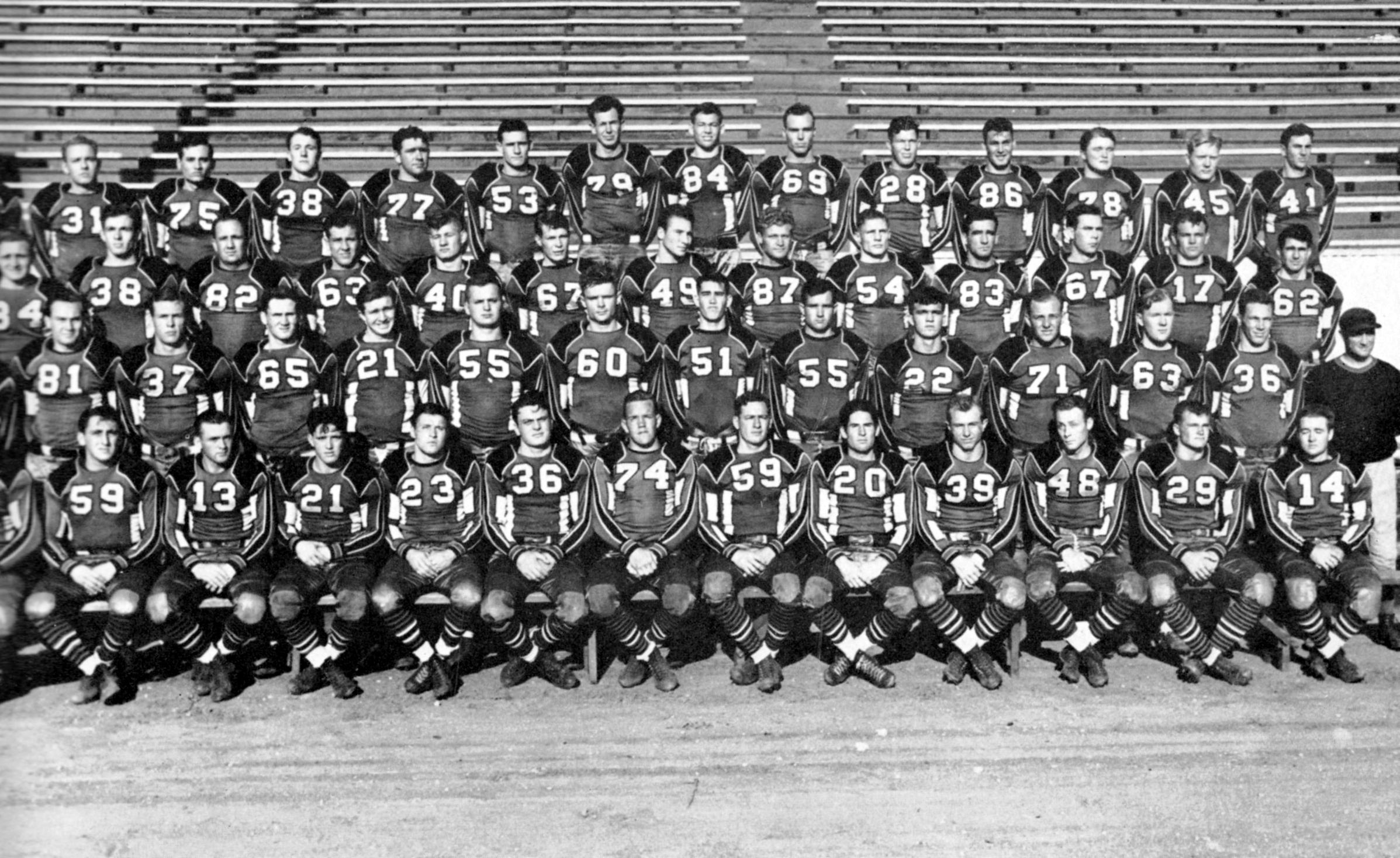 1939 Texas Tech football team photo