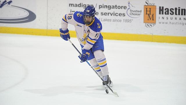 Anthony Nellis had three goals in earning top stars honors. 