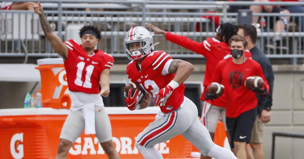 Chris Olave ranked 12th in receiving yards per game last season.