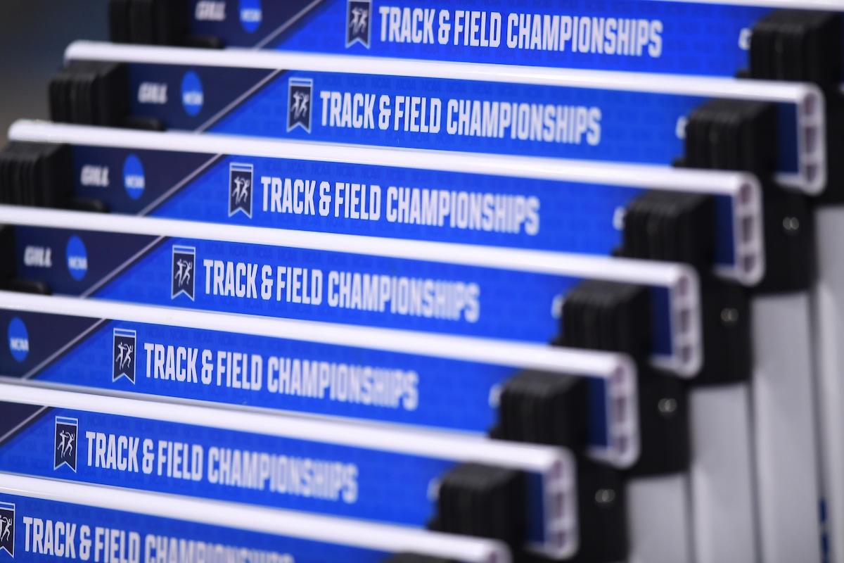 Outdoor track and field hurdles