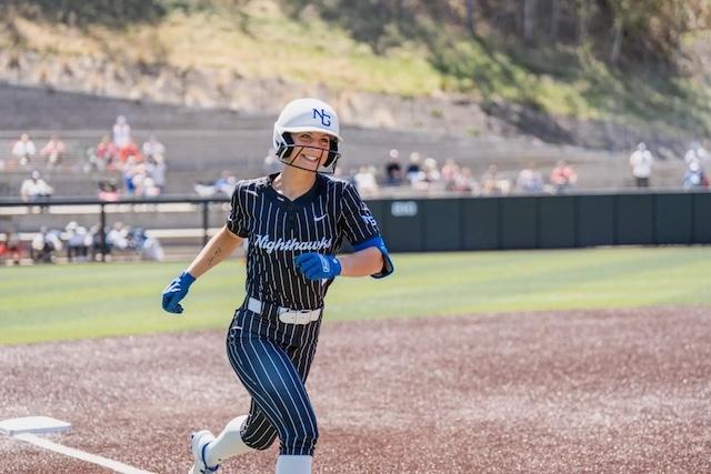 North Georgia is all smiles after another home run in DII softball. 