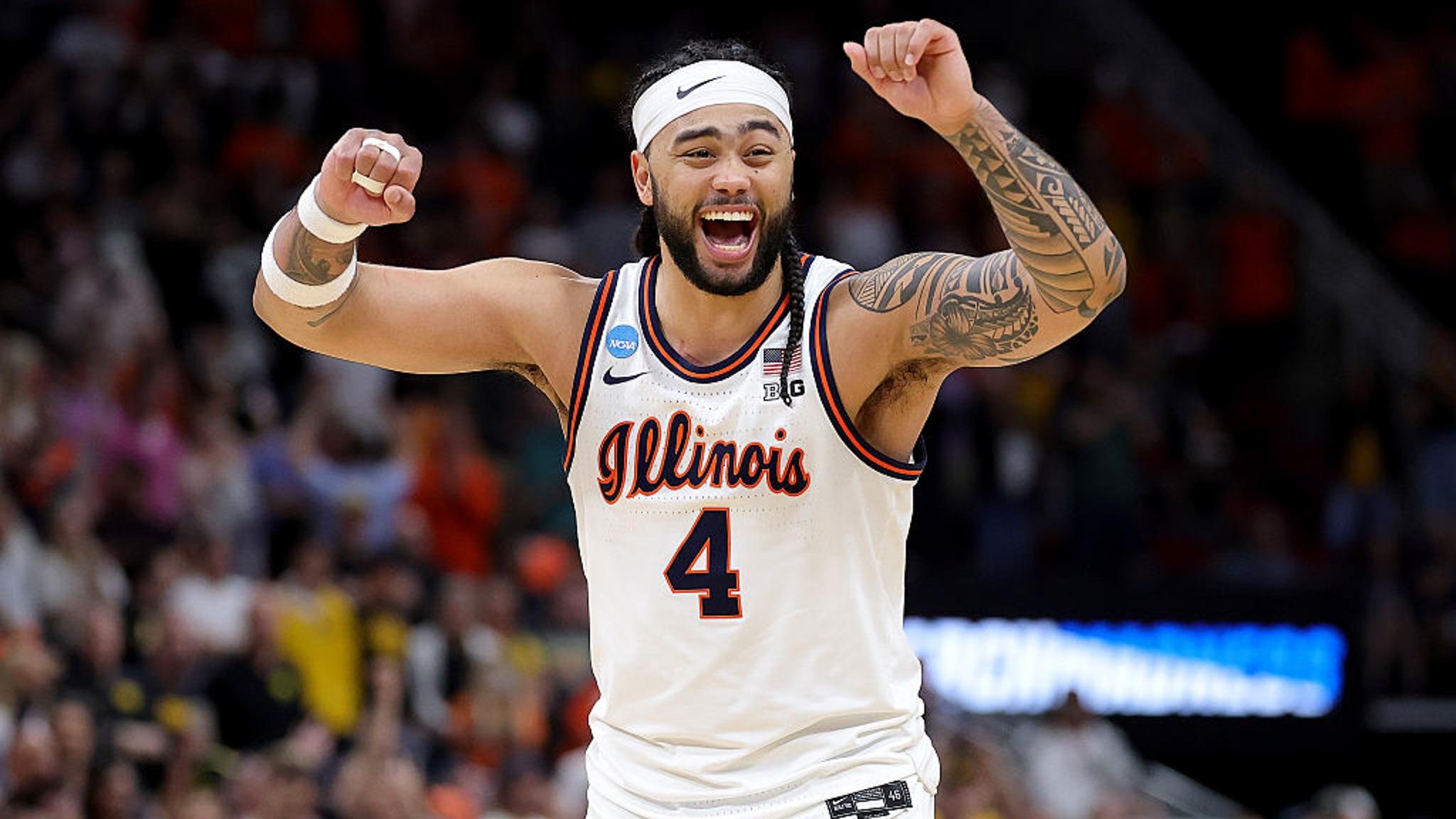 Illinois celebrates win